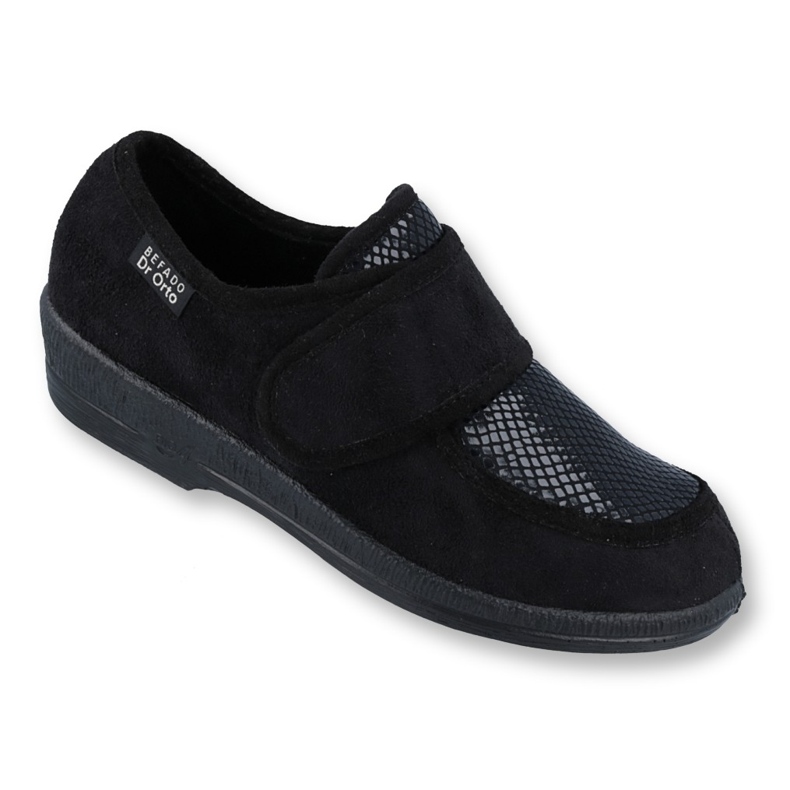 Dr.orto Befado pentru femei Pantofi Velcro Pu 984D012 Negru 2