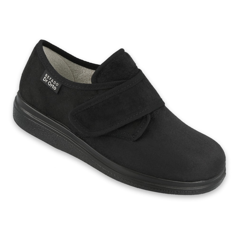 Befado Dr.Orto Slippers pentru bărbați Pu Black 036M007 negru 1