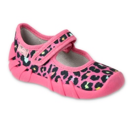 Pantofi rapidi 109P256 Befado pentru copii negru roz argint 4