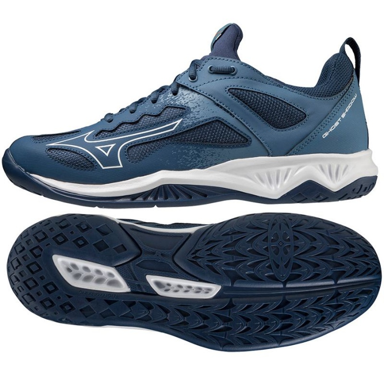 Pantofi de handbal Mizuno Ghost Shadow X1GA218021 albastru albastru 1