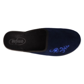 Befado papuci dama pu 552D017 bleumarin albastru 3