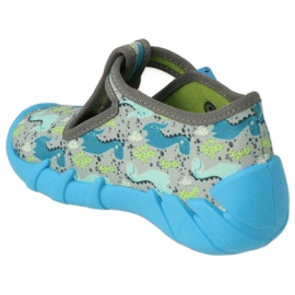 Pantofi copii Befado 110P465 albastru gri verde 2