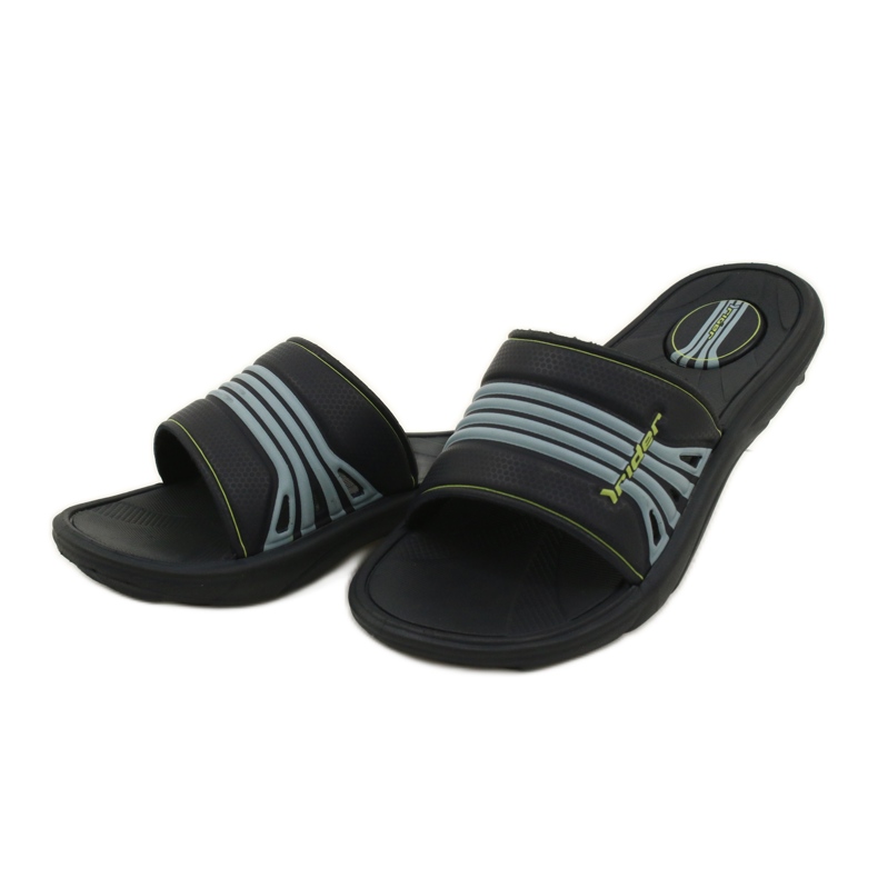 Rider Pool Flip Flops pentru copii 80341 dungi albastru bleumarin 2