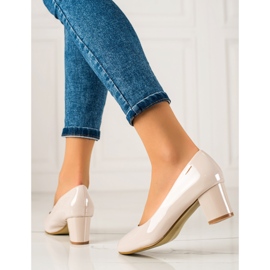 Goodin Pompe elegante lacuite bej 1