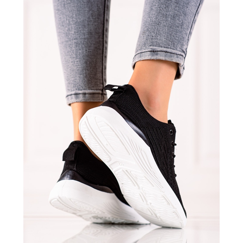 TRENDI Încălțăminte sport confortabilă negru 1