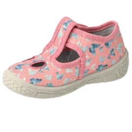 Pantofi copii Befado 533P022 roz argint 3