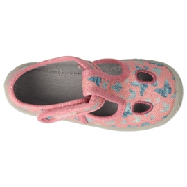 Pantofi copii Befado 533P022 roz argint 1
