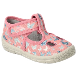 Pantofi copii Befado 533P022 roz argint 4