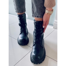 BM Cizme cu șireturi Barkley Black negru 1 BM Cizme cu șireturi Barkley Black negru 1