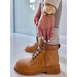 Cizme Trapper izolate Basco Camel bej 4