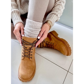 Cizme Trapper izolate Basco Camel bej 2