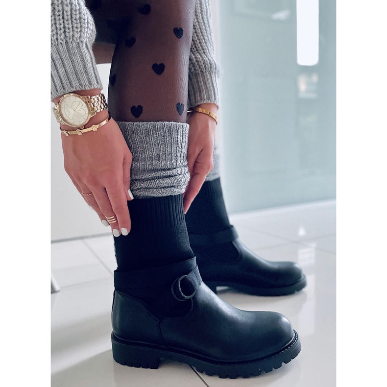 Cizme cu partea superioară flexibilă Walls Black negru 2 Cizme cu partea superioară flexibilă Walls Black negru 2