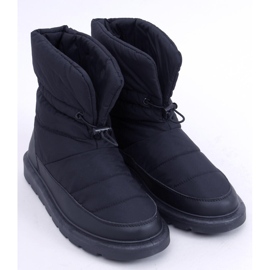 PA1 Cizme de zăpadă izolate de damă Busted Black negru 1