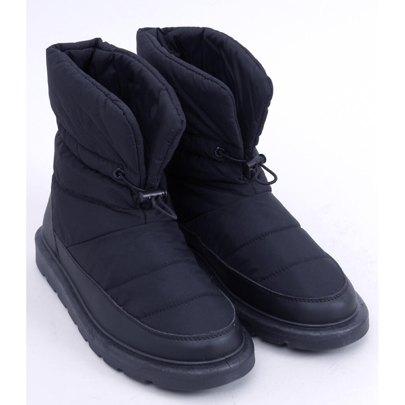 PA1 Cizme de zăpadă izolate de damă Busted Black negru 1