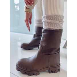 PA1 Cizme cu partea superioară dreaptă Bunton Army Green maro kaki 1 PA1 Cizme cu partea superioară dreaptă Bunton Army Green maro kaki 1