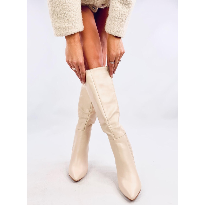 Tocuri înalte clasice Tiffany Beige bej 1