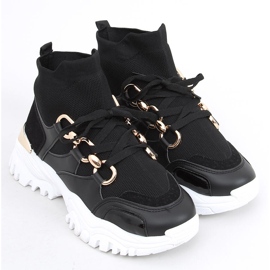 PA1 Pantofi sport înalți Tergo Black negru 2