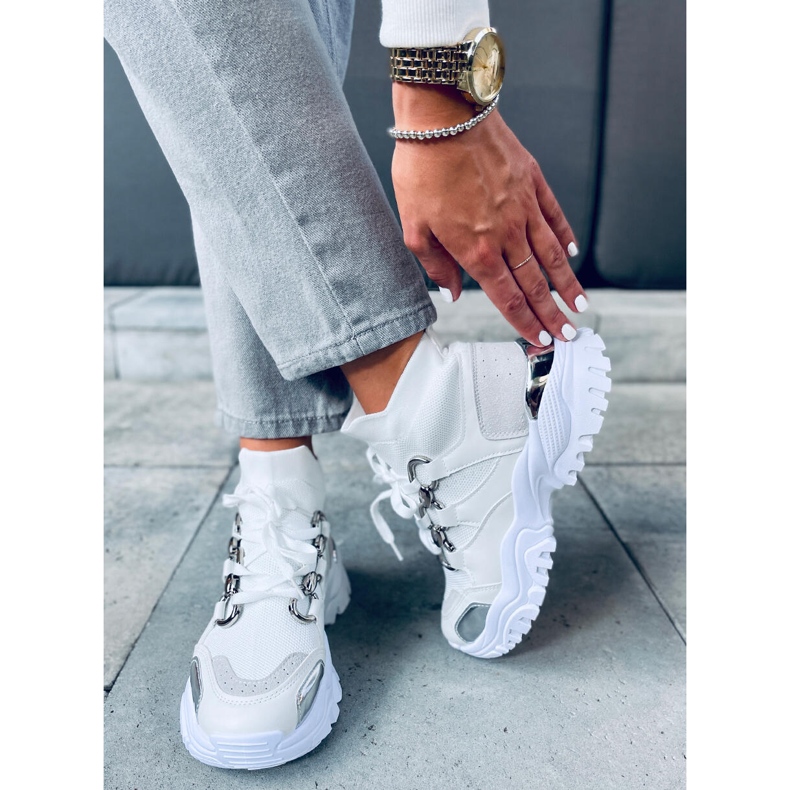 PA1 Pantofi sport înalți Tergo White alb 1