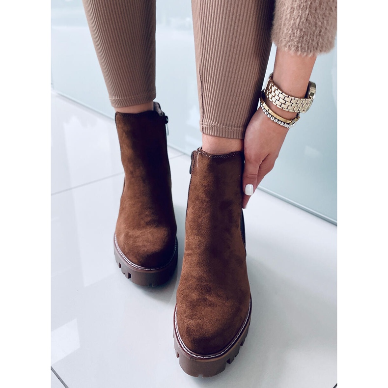 Cizme cu toc înalt Ragga Khaki maro 1