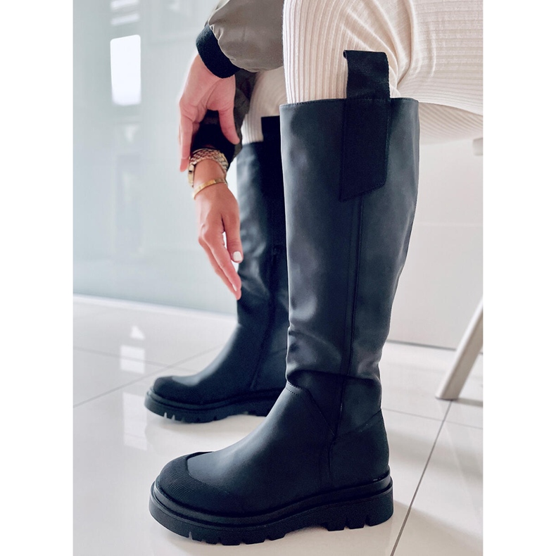 PA1 Cizme de călărie pentru femei Gibbs Black negru 2