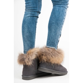 Coco Perla Mukluki din piele gri 2 Coco Perla Mukluki din piele gri 2