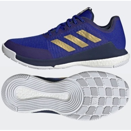 Pantofi de volei adidas CrazyFlight Mid M HQ3488 albastru albastru 1