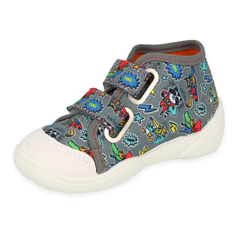 Pantofi copii portocalii Befado 212P079 gri multicolor 1 Pantofi copii portocalii Befado 212P079 gri multicolor 1