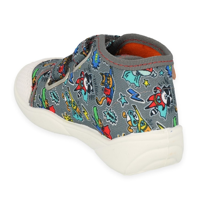 Pantofi copii portocalii Befado 212P079 gri multicolor 2 Pantofi copii portocalii Befado 212P079 gri multicolor 2
