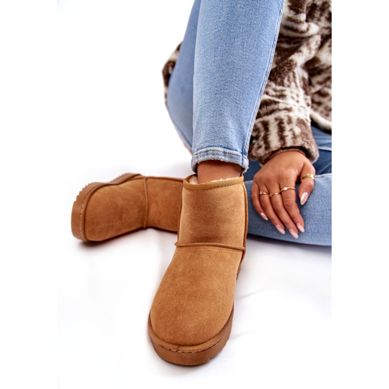 FR1 Cizme de zăpadă calde de damă maro deschis Virgina 3