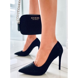 PA1 Tocuri înalte irizate de damă Anabelle Black negru 4