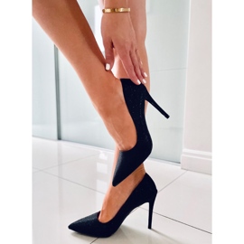 PA1 Tocuri înalte irizate de damă Anabelle Black negru 5