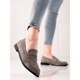 Pantofi eleganti La.Fi argint gri 2