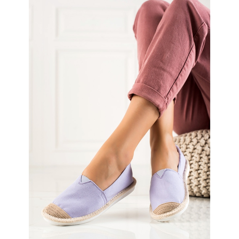 DK Espadrile mov la modă violet 1 DK Espadrile mov la modă violet 1