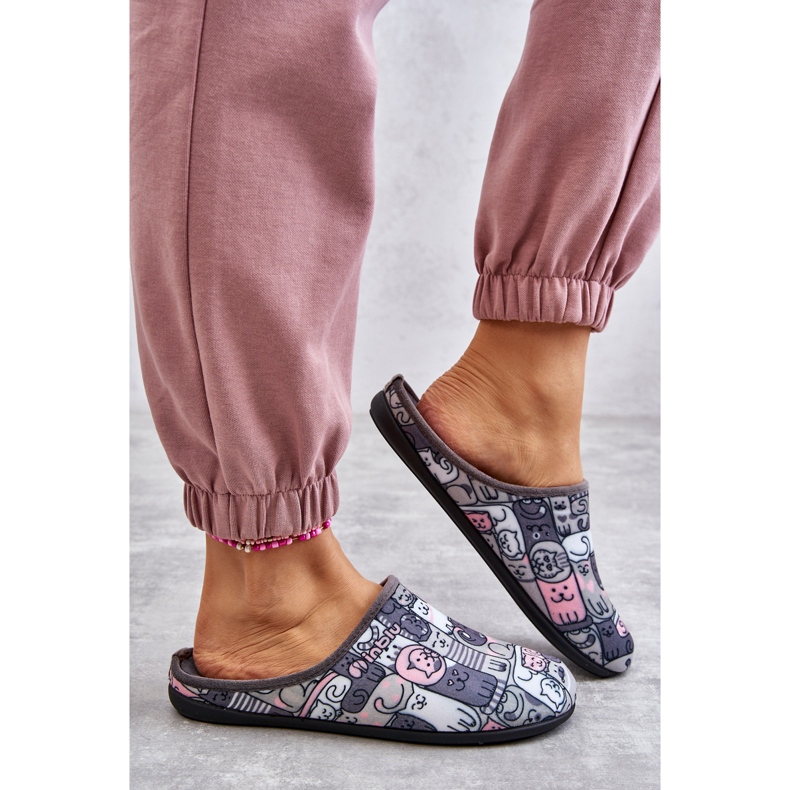 BEFADO S.A. Papuci Befado Kotki 155D208 Gri 2