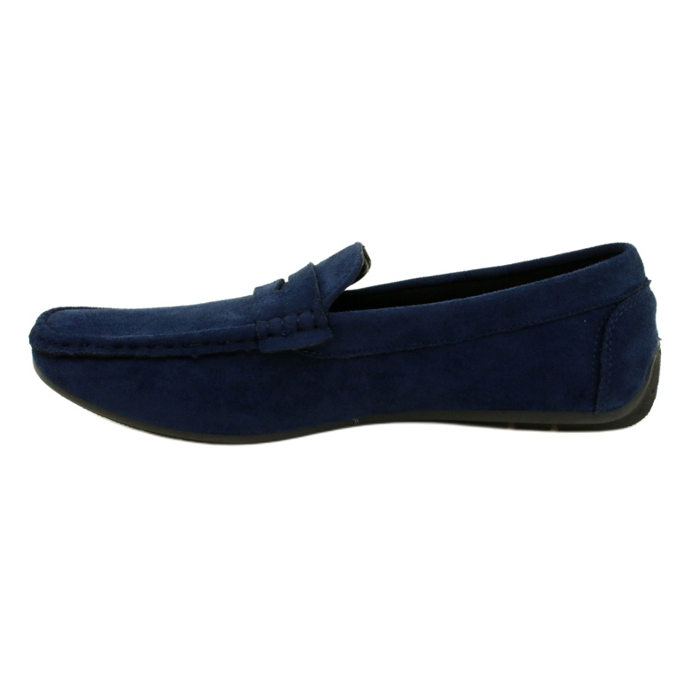 NEWS Pantofi bărbați mocasini bleumarin 21MN26-4020 albastru marin 1