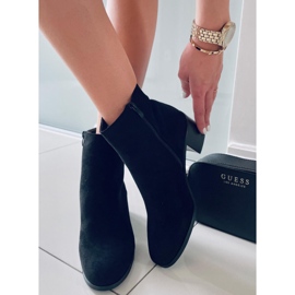 BM Cizme clasice din piele intoarsa Natina Black negru 1