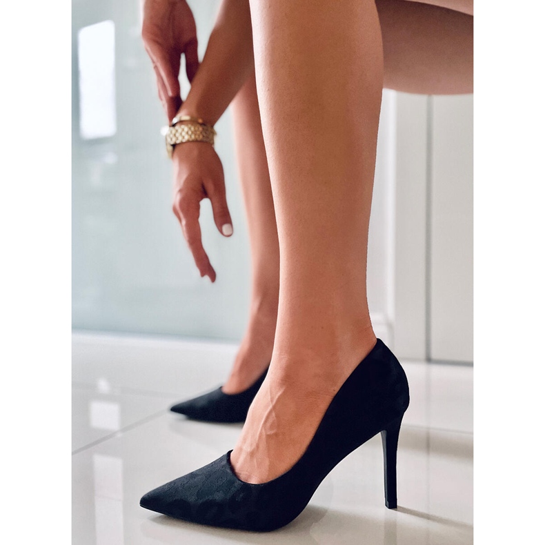 BM Tocuri dama Telisha Black negru 2