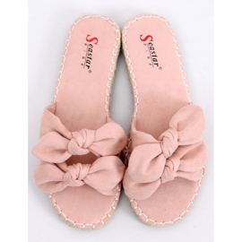 Papuci roz pentru femei roz LL-119 Roz 1