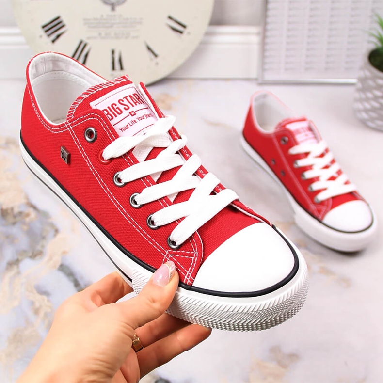 Jumătate adidasi roșii Big Star T274020 roșu 2