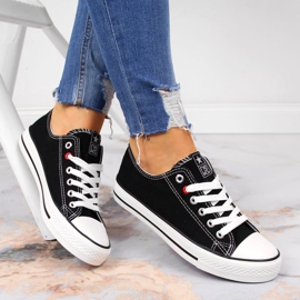 News Pantofi sport negri din material textil NOUTĂȚI negru 1