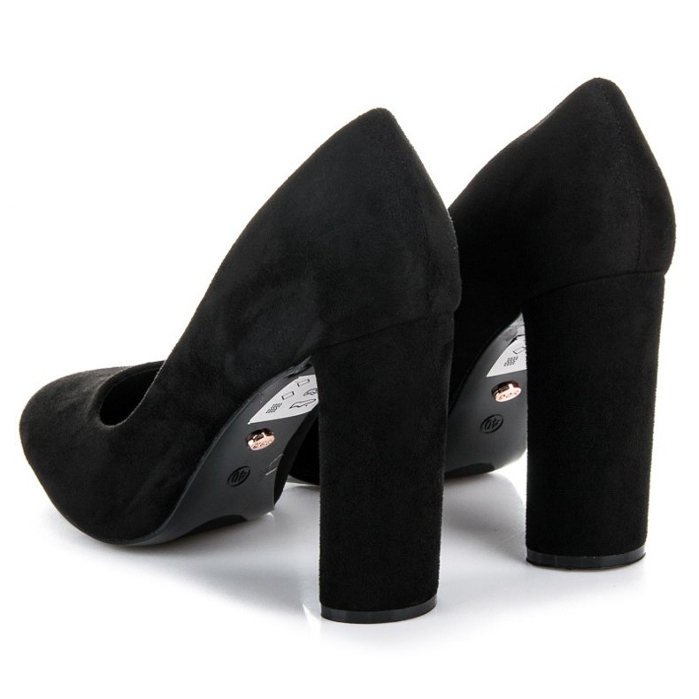 Seastar Pompele din piele de căprioară negru 1