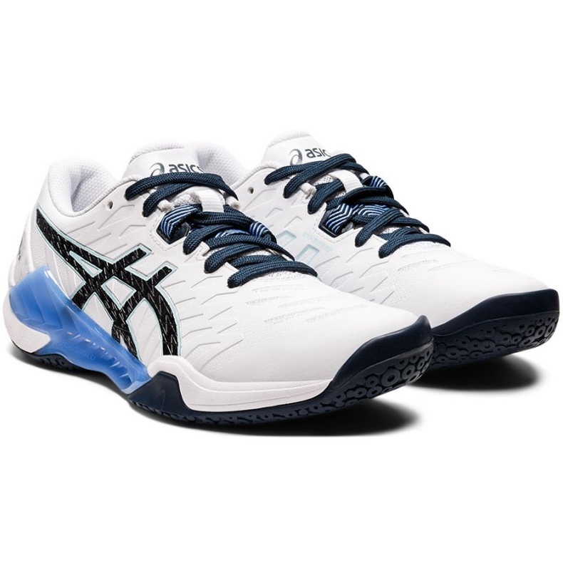 Pantofi de handbal Asics Blast Ff 2 W 1072A046 103 alb alb 1