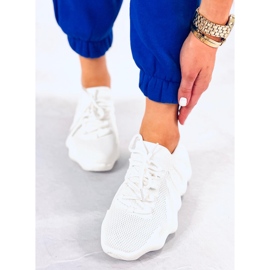 BM Pantofi formați cu șosete Eaton White alb 1