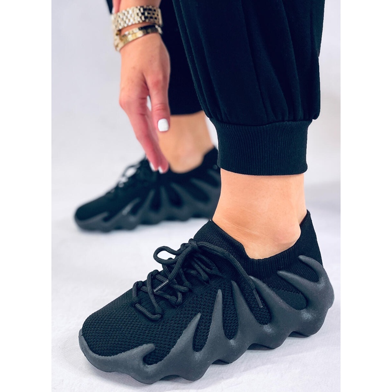 BM Pantofi formați cu șosete Eaton Black negru 2