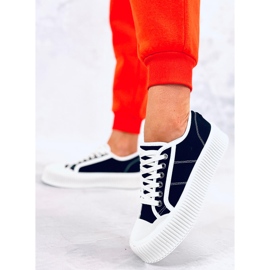 BM Adidasi de dama pe platforma Dors Black negru 1