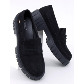 BM Mocasini cu platforma de la Chandra Black negru 1
