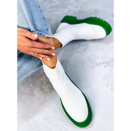 Botine elastice Withers ALB/VERDE 3