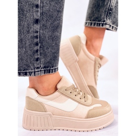 BM Adidași cu platformă Kirby Khaki bej kaki 2