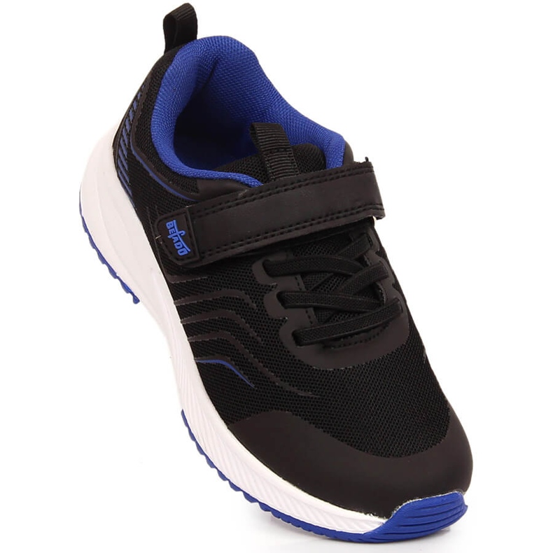 Pantofi sport negri pentru copii cu velcro Befado negru 1