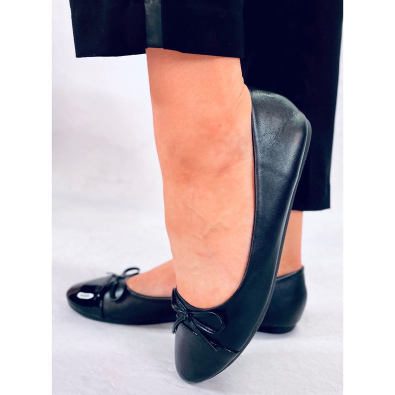 BM Balerini negri Chanel Gemma de damă negru 1 BM Balerini negri Chanel Gemma de damă negru 1